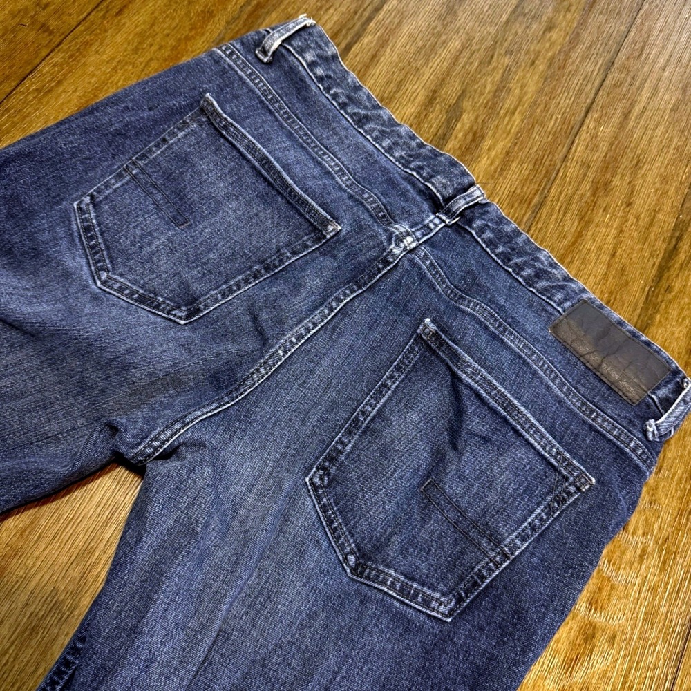 Calvin Klein Jeans Mens 36x32 Blue Straight Leg Medium Wash Denim Pants 703